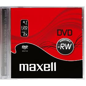 DVD-RW 4,7GB 2x 1PK JC MAXELL