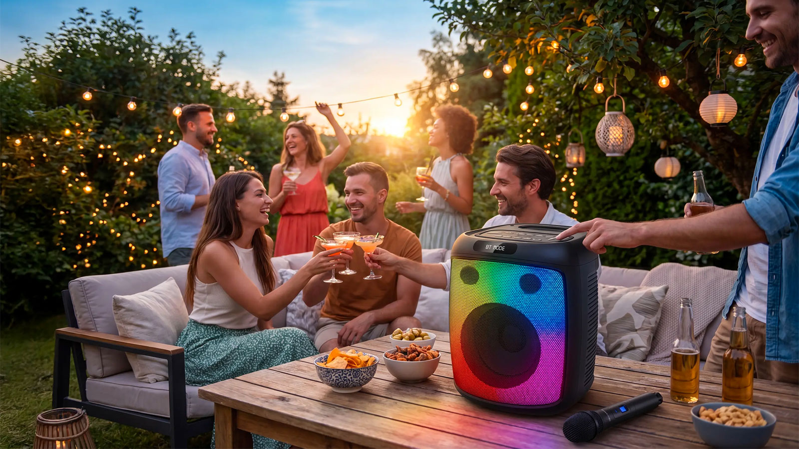Bezdrátový párty reproduktor Sencor PARTYCON BASE