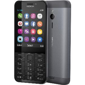 Mobilní telefon NOKIA 230 DS Dark Silver