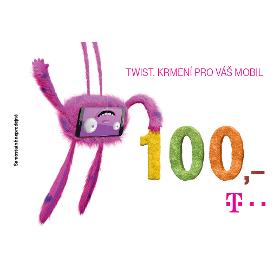 Karta T-Mobile T-MOBILE Twist kupon 100Kč