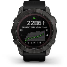 Smart hodinky GARMIN fenix 7X PRO Sapphire Solar Titan Carbon Gray DLC/ Black S