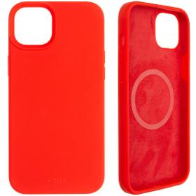 Kryt na mobil FIXED MagFlow iPhone 14 Plus červený