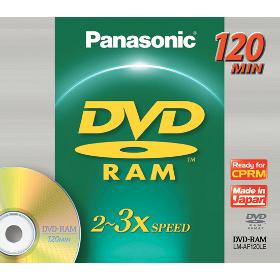 LM AF120LE DVD-RAM 4,7GB PANASONIC