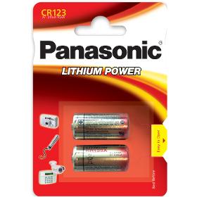 Baterie PANASONIC CR123 2BP