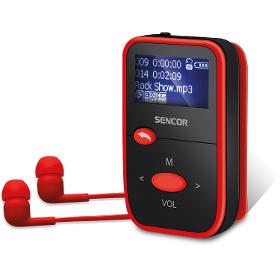MP3 přehrávač SENCOR SFP 4408 RD