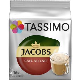 Kapsle Tassimo Jacobs Krönung TASSIMO Jacobs Cafe Au Lait 16 nápojů
