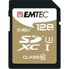 SDXC 128GB CLASS10 SPEED IN EMTEC 