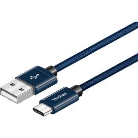 USB-C kabel YENKEE YCU 301 BE