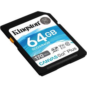 SDXC 64GB UHS-I U3 V30 170R/90W KINGSTON