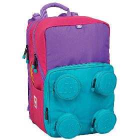 Petersen Pink/Purple-školská taška LEGO 