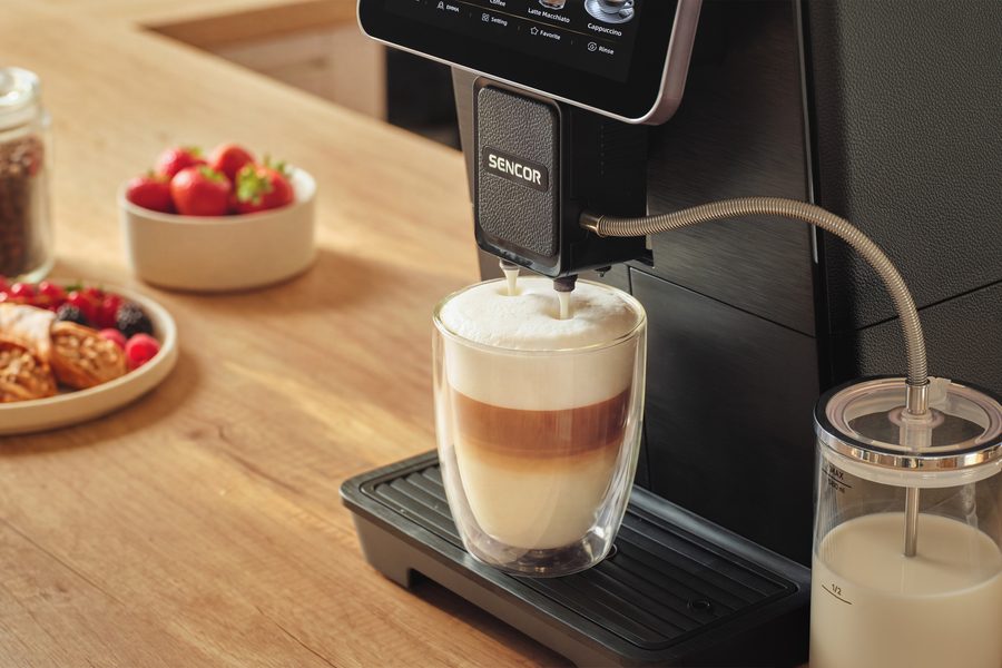 Kawa mleczna przygotowana systemem LatteFlow